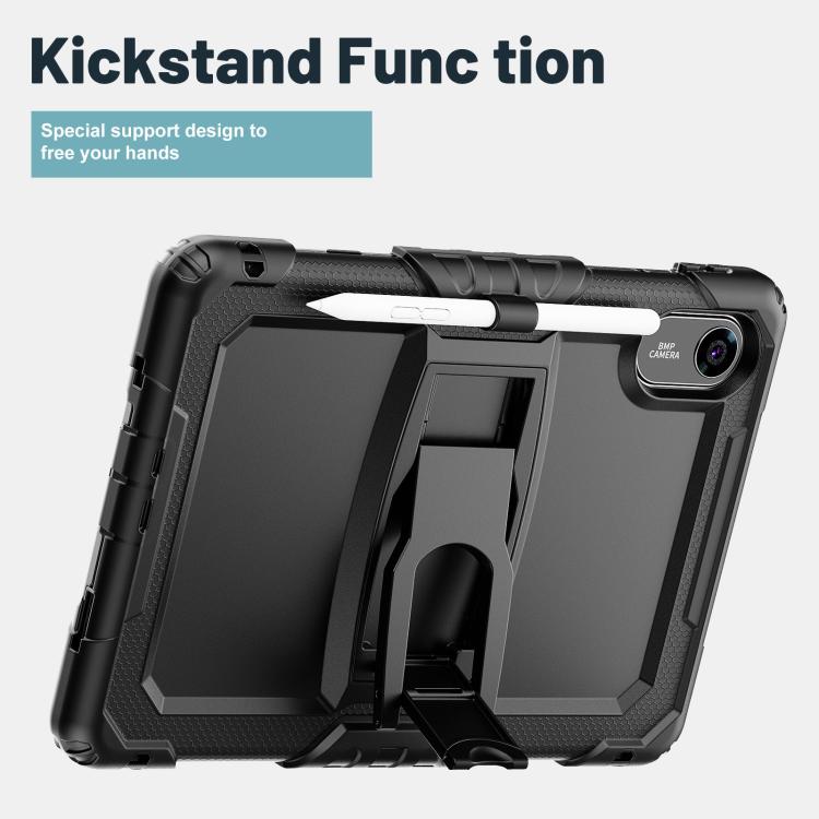 For Xiaomi Redmi Pad 2 11 2025 Silicone Hydric PC Tablet Case with Shoulder Strap & Holder
