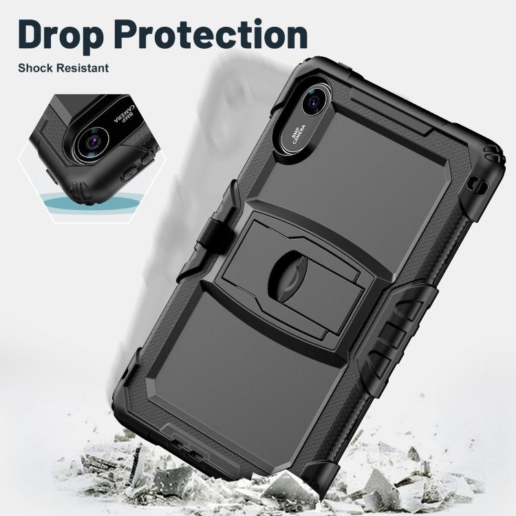 For Xiaomi Redmi Pad 2 11 2025 Silicone Hydric PC Tablet Case with Shoulder Strap & Holder