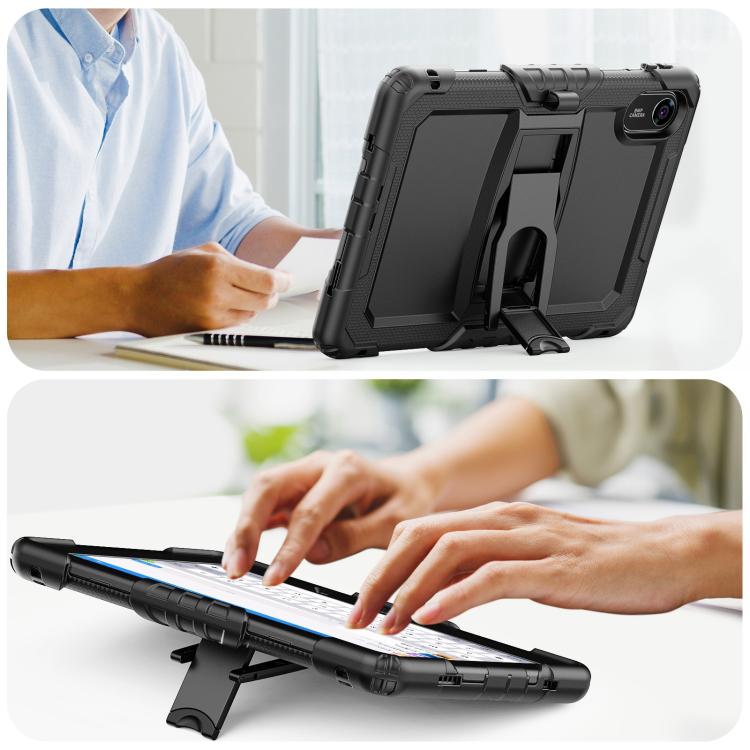 For Xiaomi Redmi Pad 2 11 2025 Silicone Hydric PC Tablet Case with Shoulder Strap & Holder