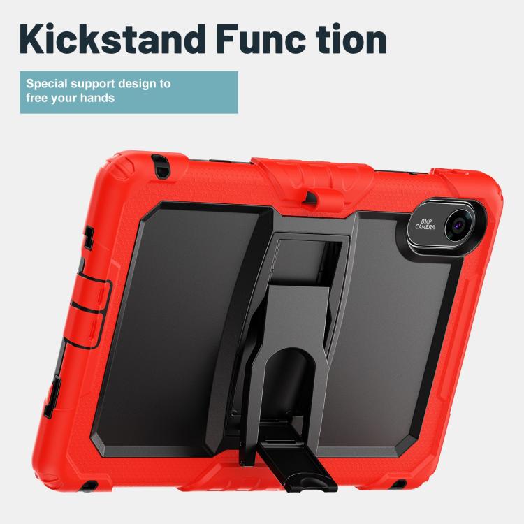 For Xiaomi Redmi Pad 2 11 2025 Silicone Hydric PC Tablet Case with Shoulder Strap & Holder