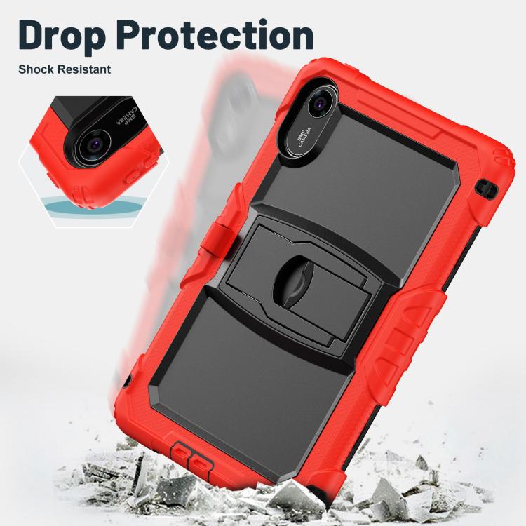 For Xiaomi Redmi Pad 2 11 2025 Silicone Hydric PC Tablet Case with Shoulder Strap & Holder