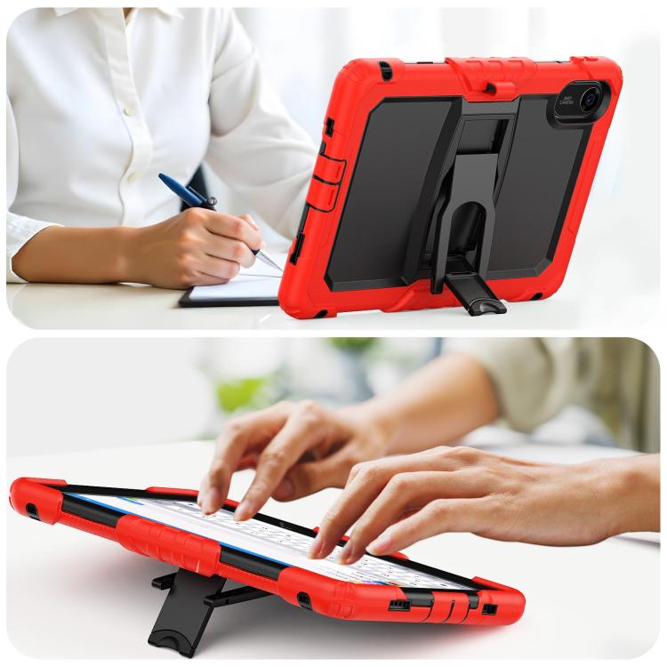 For Xiaomi Redmi Pad 2 11 2025 Silicone Hydric PC Tablet Case with Shoulder Strap & Holder