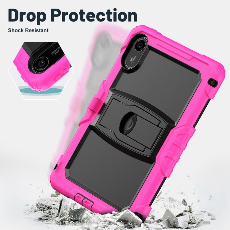 For Xiaomi Redmi Pad 2 11 2025 Silicone Hydric PC Tablet Case with Shoulder Strap & Holder