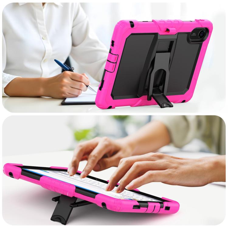For Xiaomi Redmi Pad 2 11 2025 Silicone Hydric PC Tablet Case with Shoulder Strap & Holder