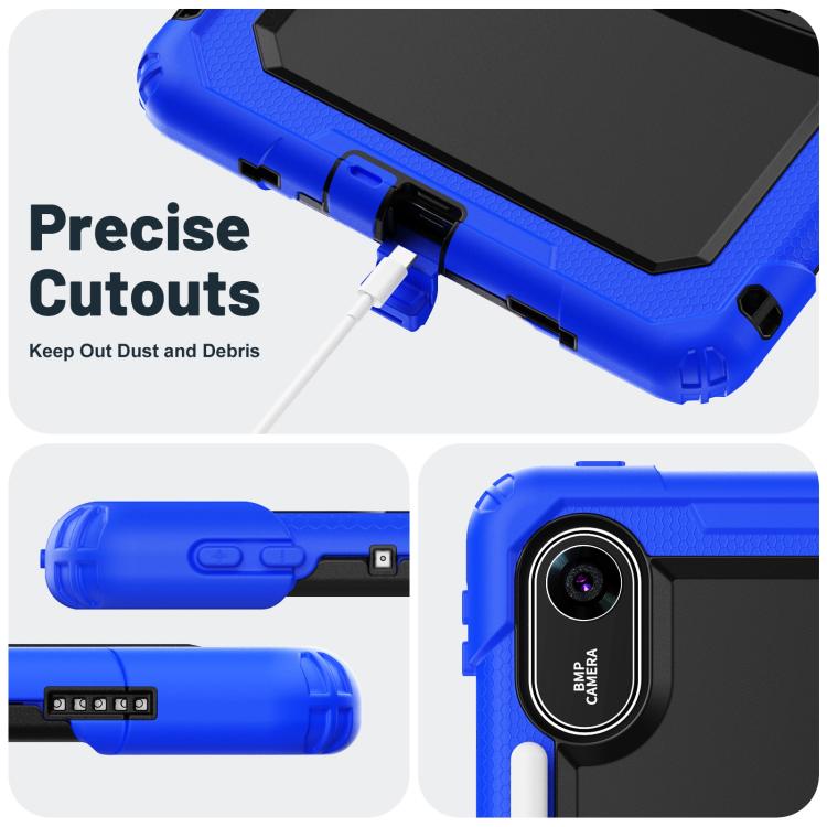 For Xiaomi Redmi Pad 2 11 2025 Silicone Hydric PC Tablet Case with Shoulder Strap & Holder