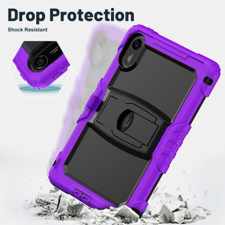 For Xiaomi Redmi Pad 2 11 2025 Silicone Hydric PC Tablet Case with Shoulder Strap & Holder