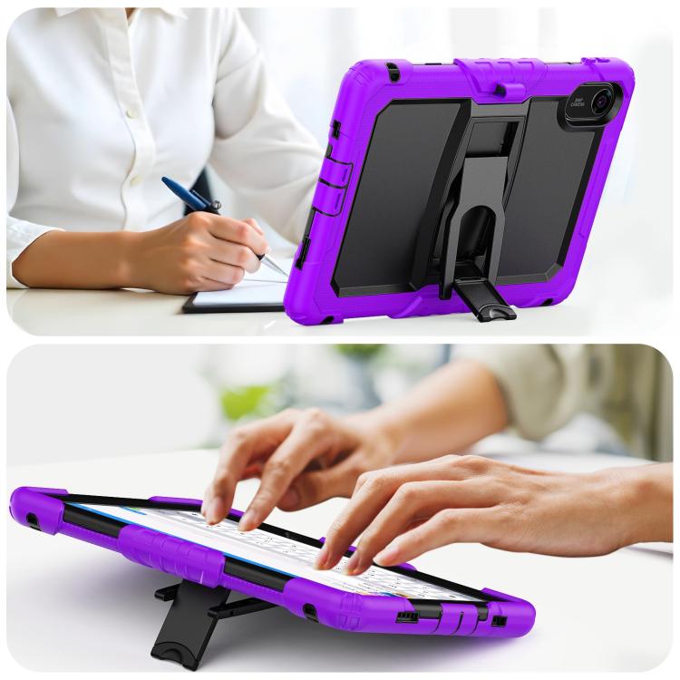 For Xiaomi Redmi Pad 2 11 2025 Silicone Hydric PC Tablet Case with Shoulder Strap & Holder