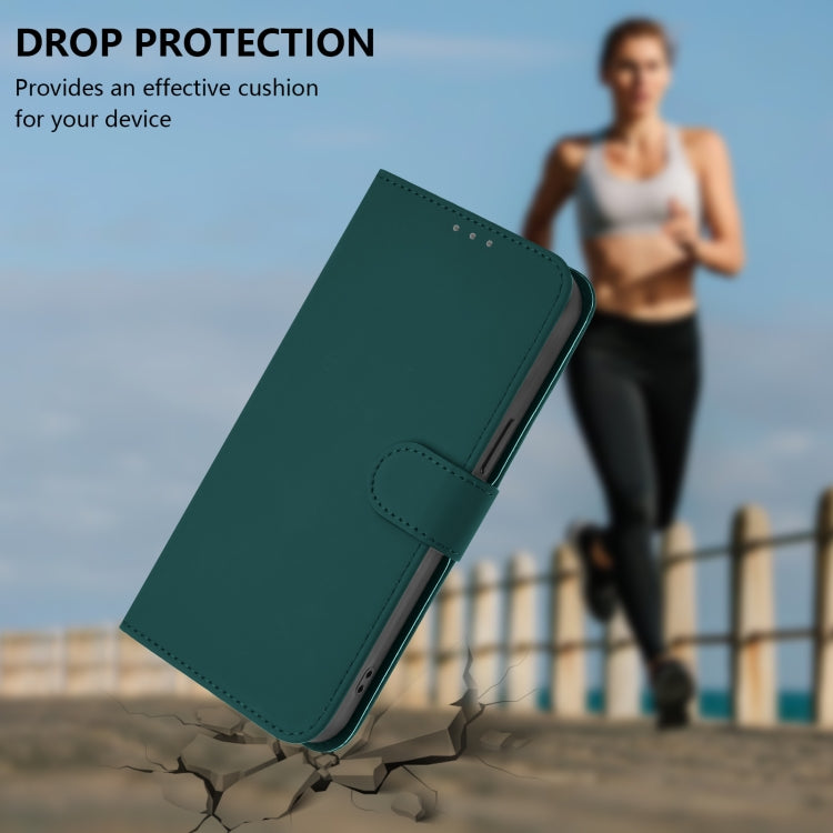 For Xiaomi 12S Pro / 12 Pro Skin Feel Solid Color Leather Phone Case with Lanyard