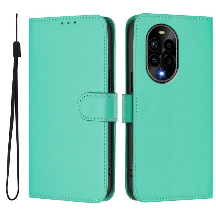 For Huawei Nova 13 Pro Skin Feel Solid Color Leather Phone Case with Lanyard