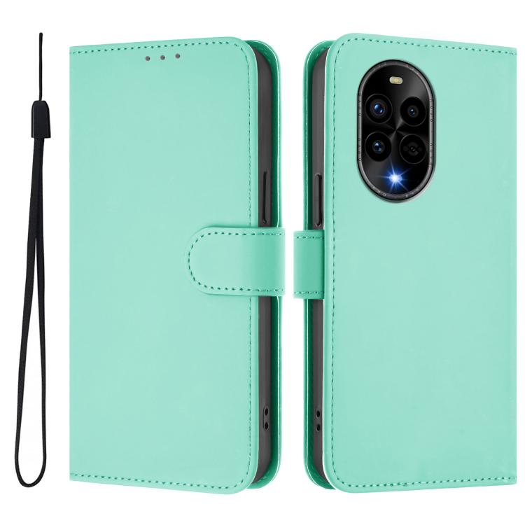 For Huawei Nova 13 Pro Skin Feel Solid Color Leather Phone Case with Lanyard