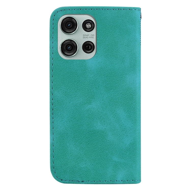 For Motorola Moto G75 5G Seven-shaped Embossed Leather Phone Case