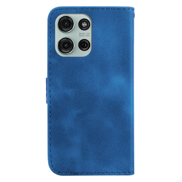For Motorola Moto G75 5G Seven-shaped Embossed Leather Phone Case