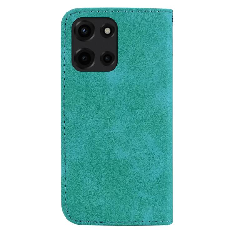 For Motorola Moto G 5G 2025 Seven-shaped Embossed Leather Phone Case