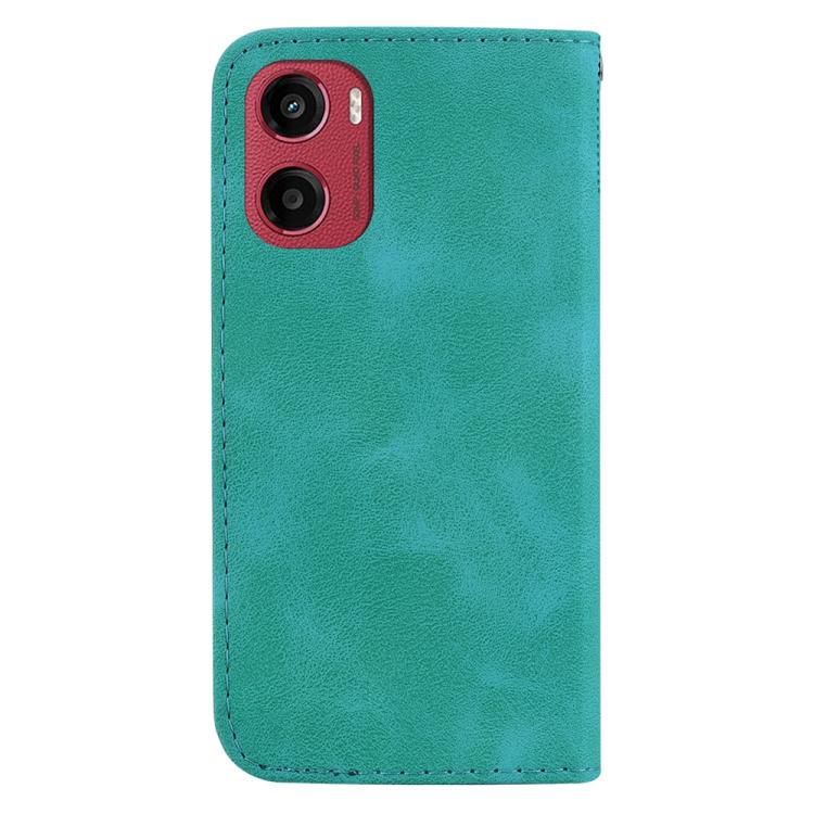 For Motorola Moto G05 / E15 Seven-shaped Embossed Leather Phone Case