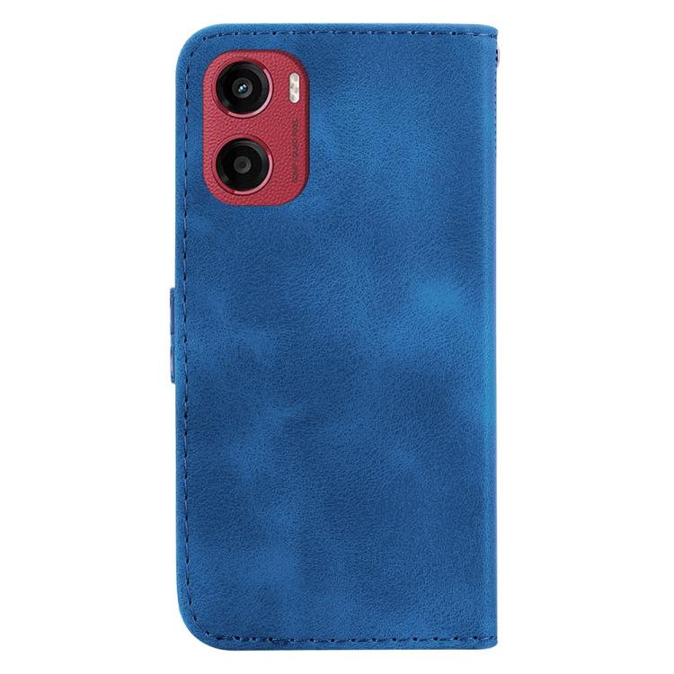For Motorola Moto G05 / E15 Seven-shaped Embossed Leather Phone Case