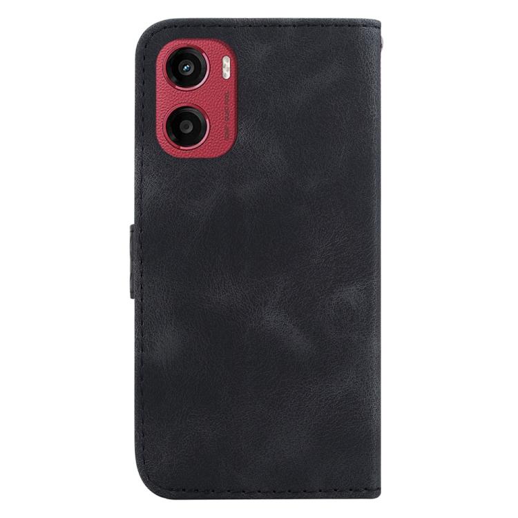 For Motorola Moto G05 / E15 Seven-shaped Embossed Leather Phone Case