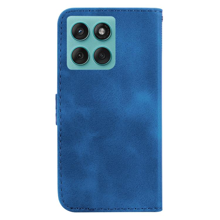 For Motorola Edge 60 Fusion / Edge 5G 2025 Seven-shaped Embossed Leather Phone Case