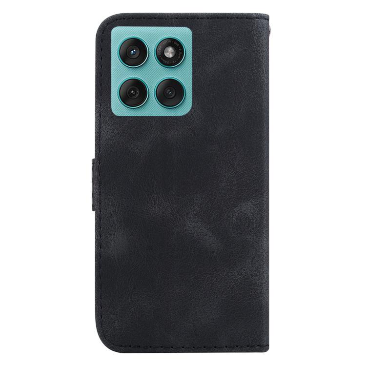 For Motorola Edge 60 Fusion / Edge 5G 2025 Seven-shaped Embossed Leather Phone Case