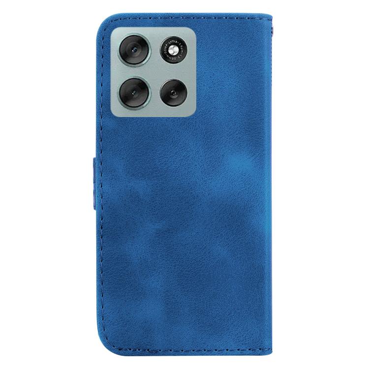 For Motorola Moto G56 5G / G66j 5G / G66y 5G Seven-shaped Embossed Leather Phone Case