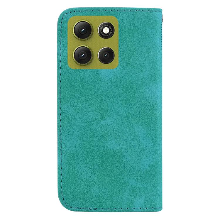 For Motorola Moto G86 5G Seven-shaped Embossed Leather Phone Case