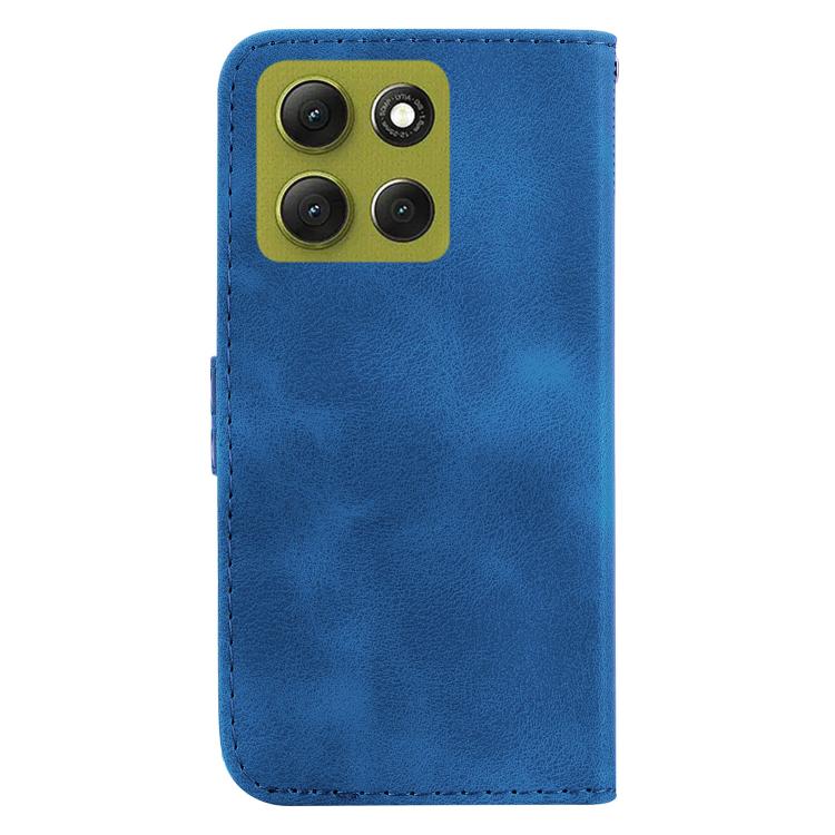For Motorola Moto G86 5G Seven-shaped Embossed Leather Phone Case