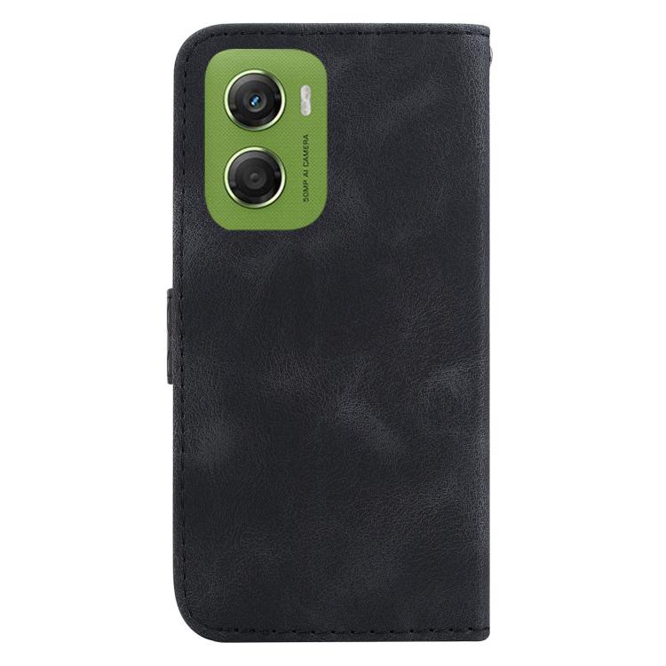 For Motorola Moto G06 4G Seven-shaped Embossed Leather Phone Case