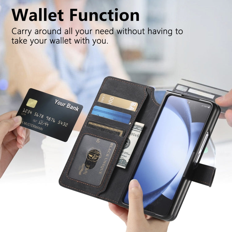 For Samsung Galaxy Z Fold6 CaseNeo MagSafe RFID Anti-theft Retro Leather Phone Case