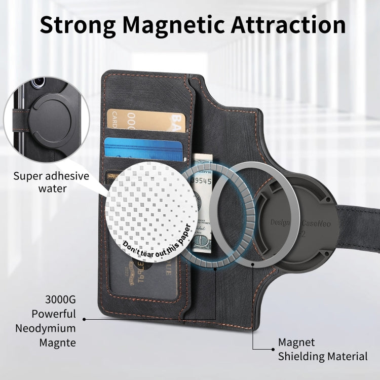 For Samsung Galaxy Z Fold6 CaseNeo MagSafe RFID Anti-theft Retro Leather Phone Case
