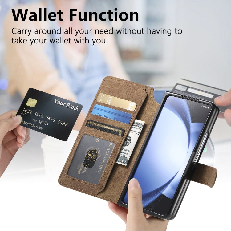 For Samsung Galaxy Z Fold6 CaseNeo MagSafe RFID Anti-theft Retro Leather Phone Case