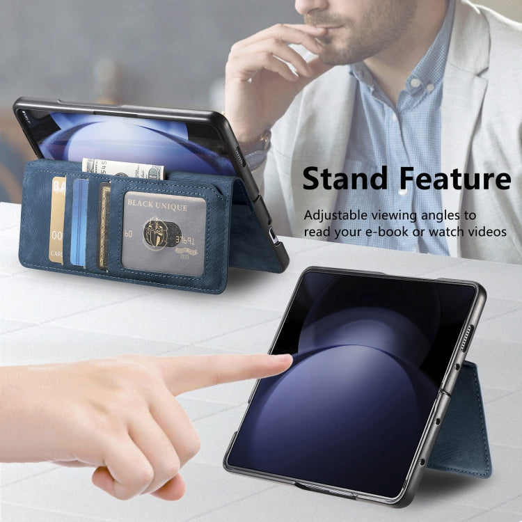 For Samsung Galaxy Z Fold6 CaseNeo MagSafe RFID Anti-theft Retro Leather Phone Case