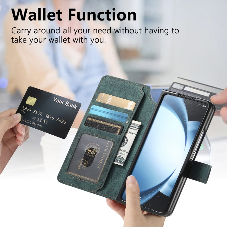 For Samsung Galaxy Z Fold6 CaseNeo MagSafe RFID Anti-theft Retro Leather Phone Case