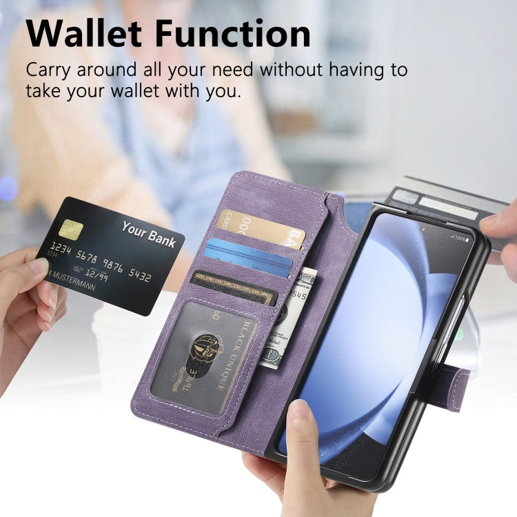 For Samsung Galaxy Z Fold6 CaseNeo MagSafe RFID Anti-theft Retro Leather Phone Case