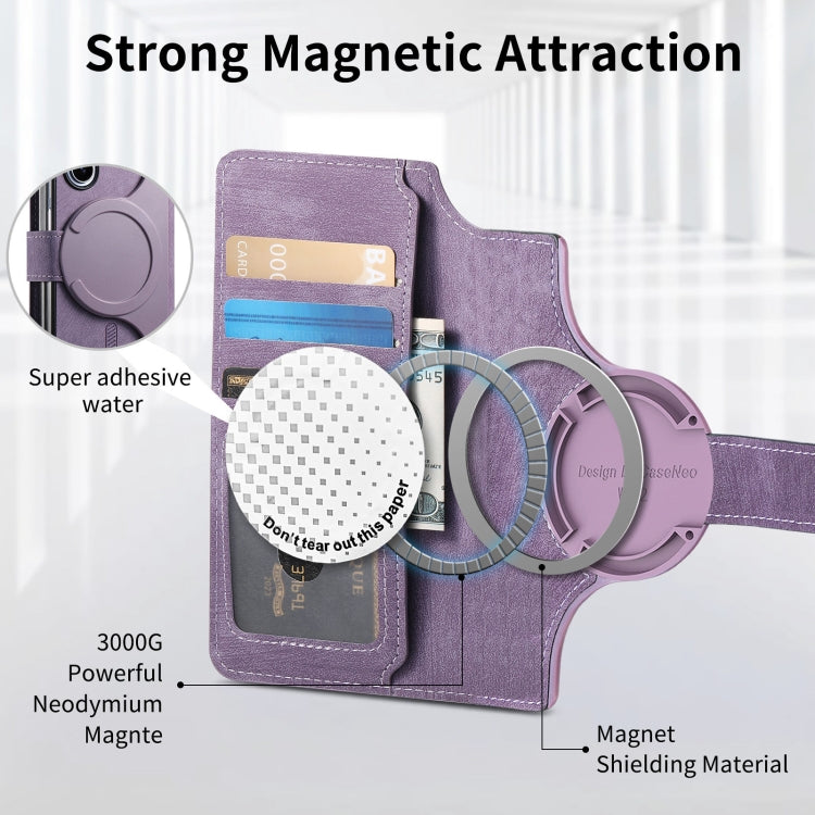 For Samsung Galaxy Z Fold6 CaseNeo MagSafe RFID Anti-theft Retro Leather Phone Case