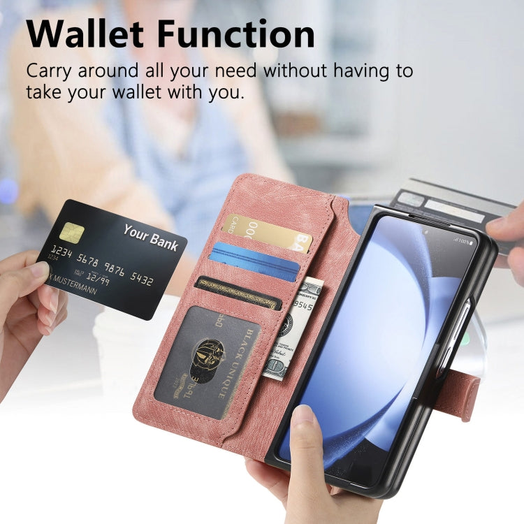 For Samsung Galaxy Z Fold5 CaseNeo MagSafe RFID Anti-theft Retro Leather Phone Case
