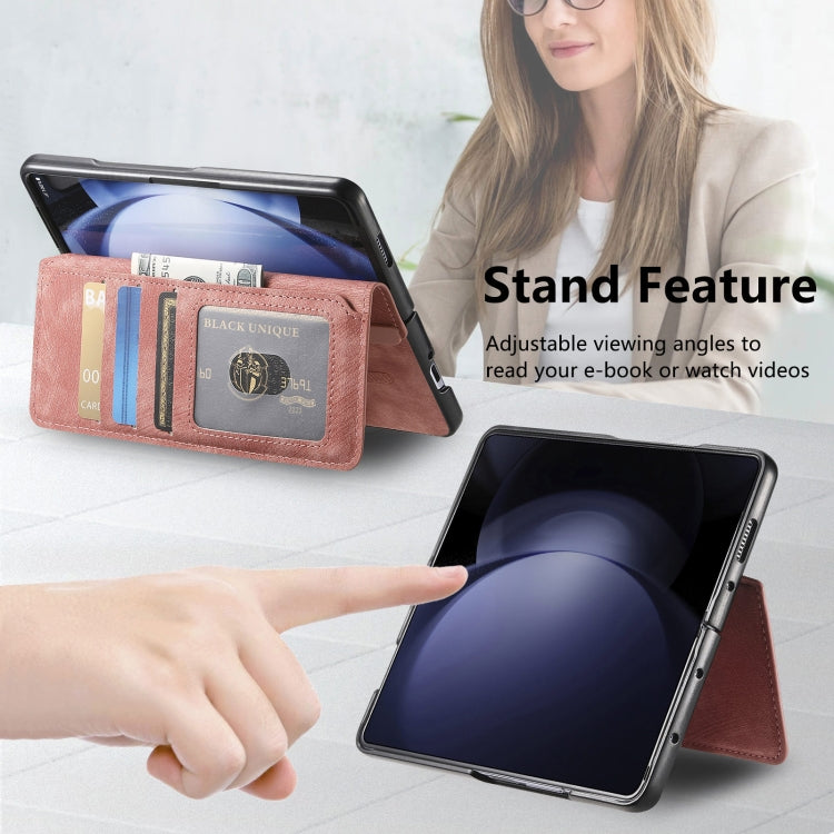 For Samsung Galaxy Z Fold5 CaseNeo MagSafe RFID Anti-theft Retro Leather Phone Case
