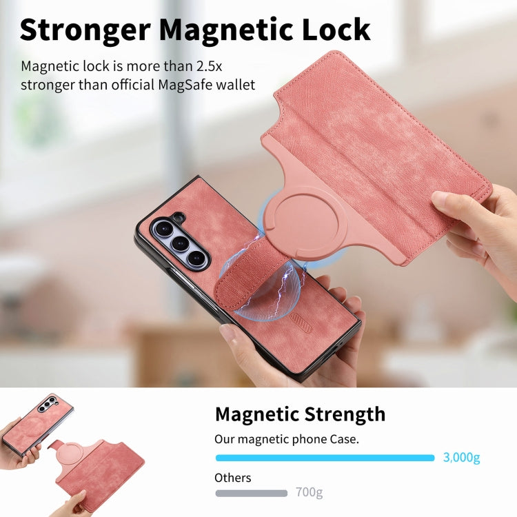 For Samsung Galaxy Z Fold5 CaseNeo MagSafe RFID Anti-theft Retro Leather Phone Case