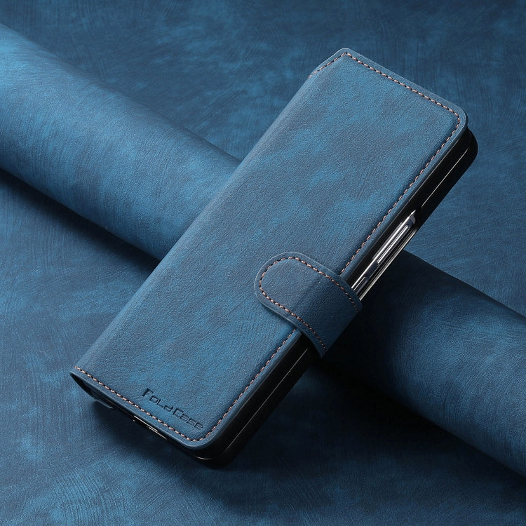 For Samsung Galaxy Z Fold4 CaseNeo MagSafe RFID Anti-theft Retro Leather Phone Case