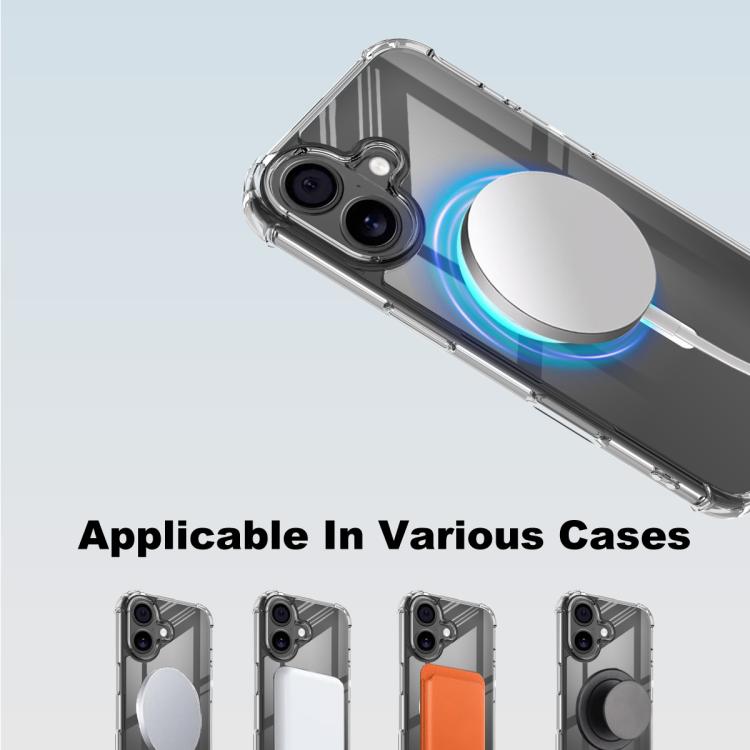 For iPhone 17 IMAK Space Shield PC + TPU Airbag Shockproof MagSafe Phone Case - Transparent