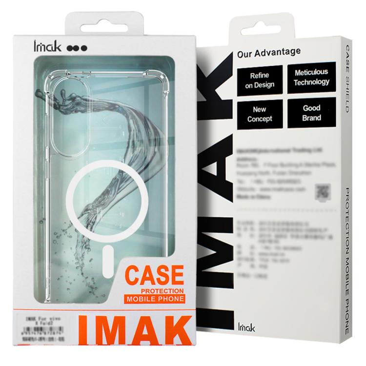 For iPhone 17 IMAK Space Shield PC + TPU Airbag Shockproof MagSafe Phone Case - Transparent