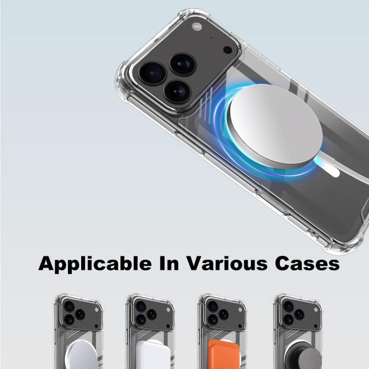 For iPhone 17 Pro IMAK Space Shield PC + TPU Airbag Shockproof MagSafe Phone Case - Transparent