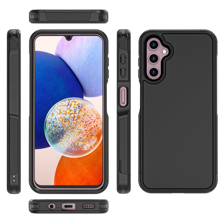 For Samsung Galaxy A14 5G RedPepper Box PC Hybrid TPU Phone Case - Black