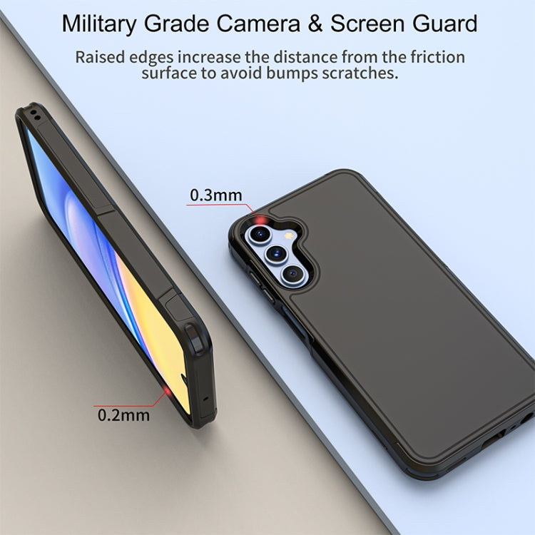 For Samsung Galaxy A15 5G RedPepper Box PC Hybrid TPU Phone Case - Black