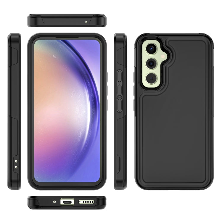 For Samsung Galaxy A54 5G RedPepper Box PC Hybrid TPU Phone Case - Black