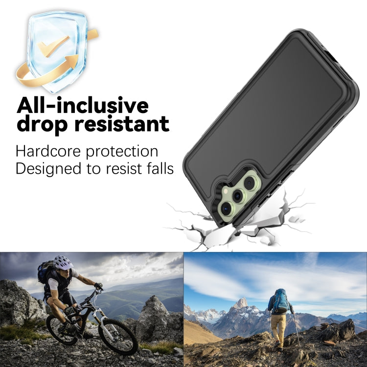 For Samsung Galaxy A54 5G RedPepper Box PC Hybrid TPU Phone Case - Black