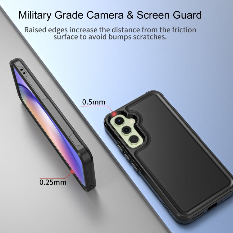 For Samsung Galaxy A54 5G RedPepper Box PC Hybrid TPU Phone Case - Black