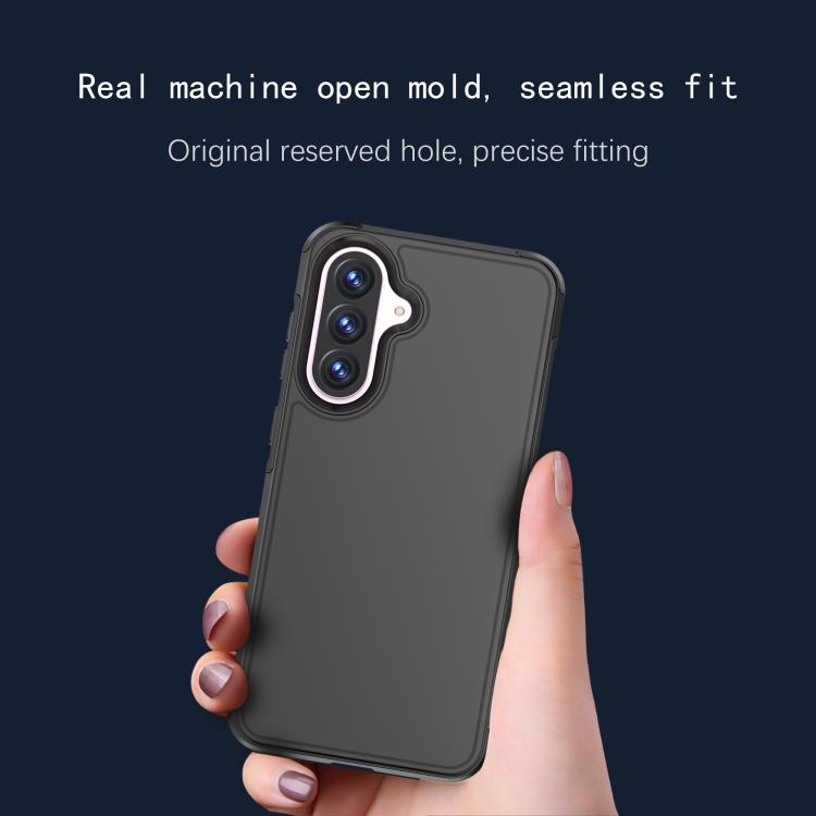 For Samsung Galaxy A56 5G RedPepper Box PC Hybrid TPU Phone Case - Black