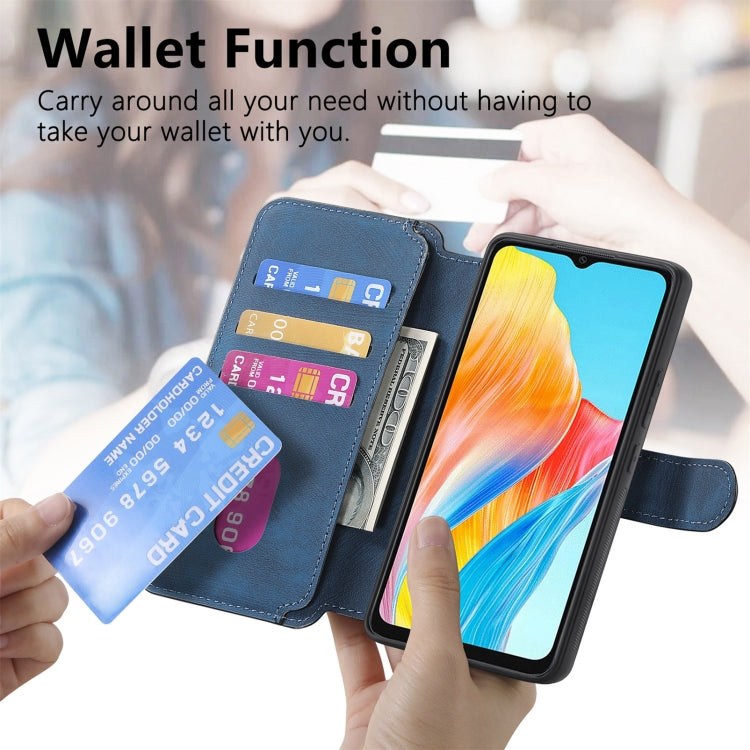 For OPPO A38 4G / A18 4G CaseNeo MagSafe RFID Anti-theft Retro Leather Phone Case