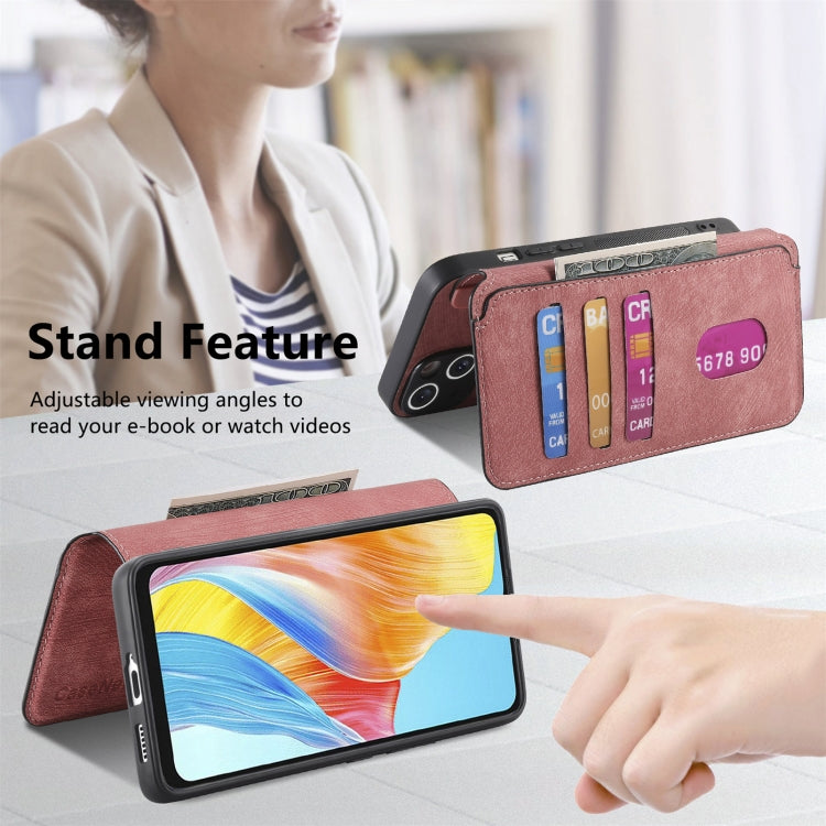 For OPPO A38 4G / A18 4G CaseNeo MagSafe RFID Anti-theft Retro Leather Phone Case