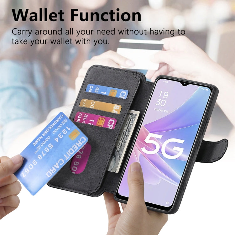 For OPPO A78 5G CaseNeo MagSafe RFID Anti-theft Retro Leather Phone Case