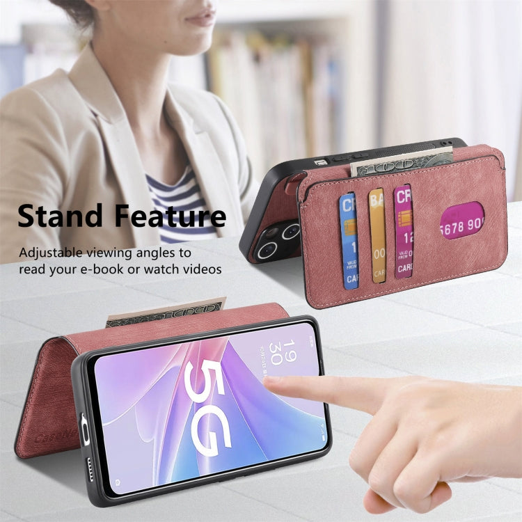 For OPPO A78 5G CaseNeo MagSafe RFID Anti-theft Retro Leather Phone Case